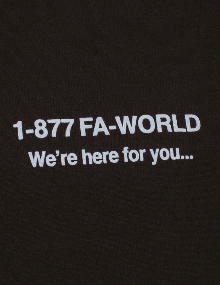 FUCKING AWESOME is your life a mess tee black
